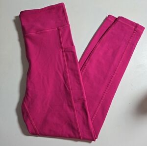Calme Vibrant Pink 7/8 Endurance High Waisted Leggings